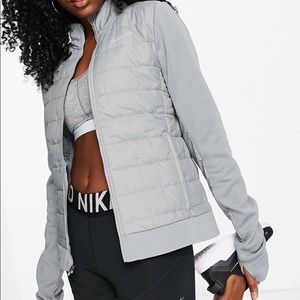 Nike Running Therma Fit Essential Kadin Jacket, grey, si4 medium